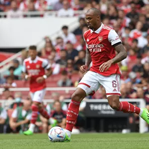 Arsenal's Gabriel Magalhaes in Action at the Emirates Cup 2022 vs Sevilla
