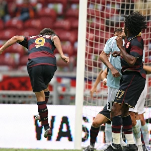 Eduardo scores the 2nd Arsenal goal