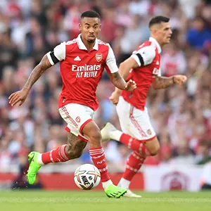 Gabriel Jesus in Action: Arsenal Takes on Fulham in the 2022-23 Premier League