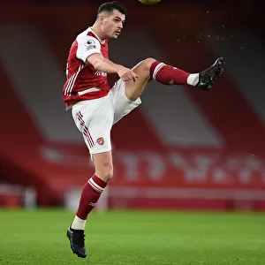 Granit Xhaka in Action: Arsenal vs. Newcastle United, Premier League 2020-21 (Behind Closed Doors)