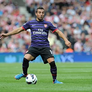 Santi Cazorla in Action: Arsenal vs Stoke City, Premier League 2012-13