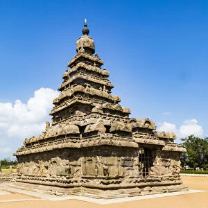 Shore Temple at Mamallapuram in Tamil Nadu, India