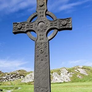 St John`s Cross on Iona, Scotland