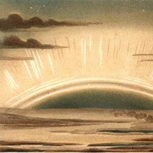 Aurora Borealis or Northern Lights observed from the Isle of Sky, Scotland, 11 September 1874