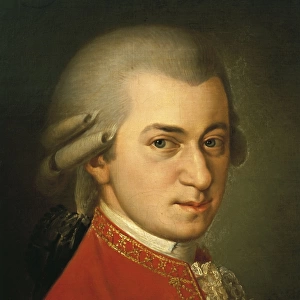 Austria, Portrait of Wolfgang Amadeus Mozart (1756 - 1791)