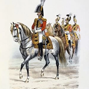 Gendarmes of the Royal Guard, 1814-1815. From Histoire de la maison militaire du