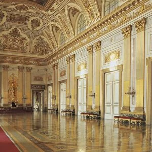 Italy, Campania Region, Caserta, throne room or Royal Palace