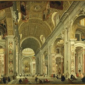 Italy, Venice, Interior of St Peters Basilica