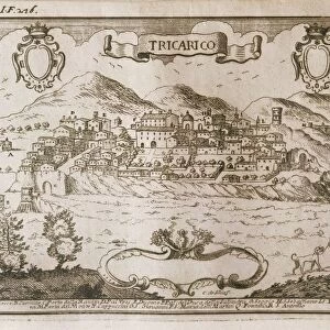 Map of Tricario, Matera