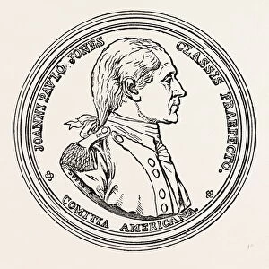 Medal Struck in Honour of Paul Jones, 1870S Engraving