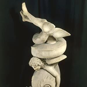 Putto on a dolphin, Roman copy after the original Greek statue