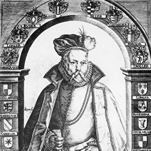 Tycho Brahe (Tyge Ottesen Brahe) (1546-1601) in 1586. Danish astronomer, astrologer
