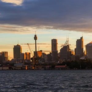 Sydney cityscape during twilight