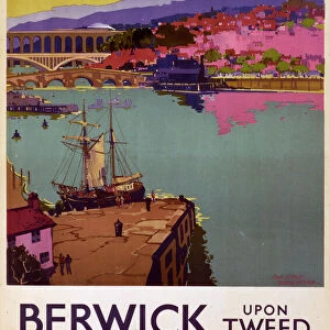 Berwick upon Tweed, LNER poster, 1923-1947