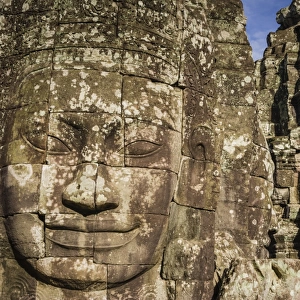 Buddha carved faces in Bayon Temple