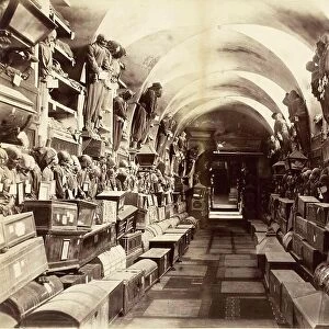 The Capuchin Crypt of Palermo, Le Catacombe dei Cappuccini, extensive crypt complex under the Capuchin monastery in Palermo and, with its natural mummies, one of the most famous burial grounds in the world, c