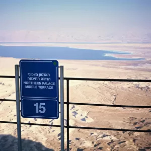 The Dead Sea from Massada, Israel