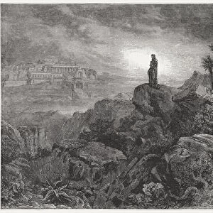 Ezekiels Vision of the New Temple (Ezekiel 40), published 1886