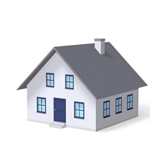 House, 3D illustration