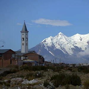 Illimani Glacier, 6, 439 m, El Alto, Departamento La Paz, Bolivia