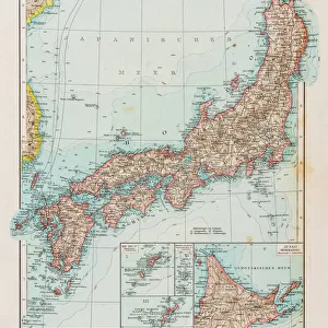 Map of Japan 1896