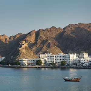 Mountains and Muscat skyline