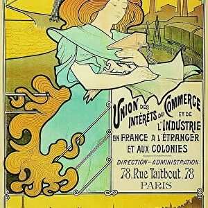 Paris, poster of the commercial and industrial union, 1897