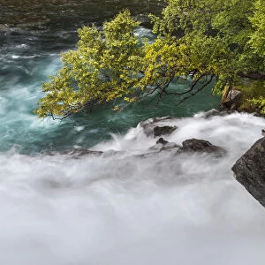 Waterfall, Flam Valley, Flam, Sogn og Fjordane, Norway