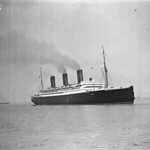 The Berengaria at Southampton 7 September 1929