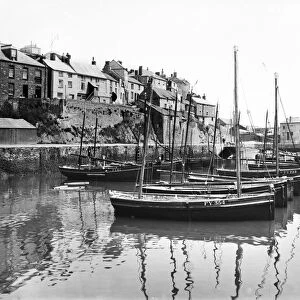 Inner harbour, northern ride, Mevagissey, Cornwall. 1909