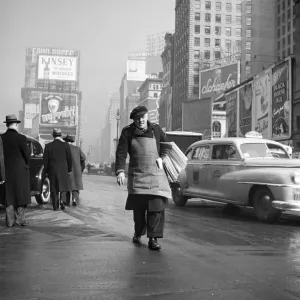 Die 1950er Jahre in New Yorker Broadway Die 1950er Jahre in New Yorker Broadway