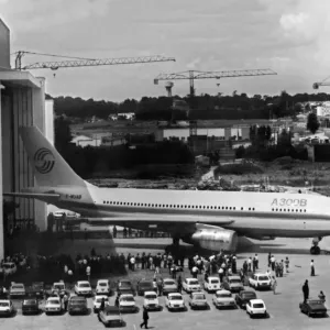 Print of the First Airbus A300 on Toulouse Tarmac Print of the First Airbus A300 on Toulouse Tarmac