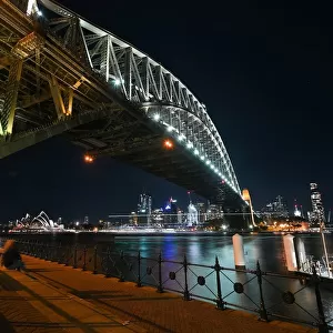 AUSTRALIA-EARTH HOUR-SYDNEY-BRIDGE