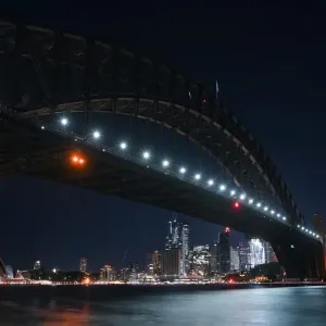 AUSTRALIA-LIGHT-BRIDGE-EARTH HOUR