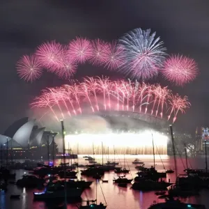 Australia-New Year-Fireworks Australia-New Year-Fireworks
