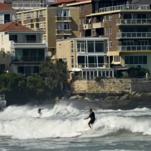 Australia Surf Print: Bondi Beach Wave