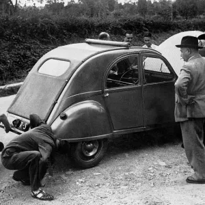 Citroen 2 CV Print, 1949 Citroen 2 CV Print, 1949