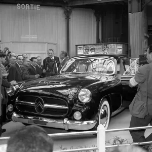 Print of French President Ren Coty with new 15cv Citron Print of French President Ren Coty with new 15cv Citron