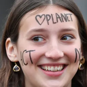 Belgium Print: Student Protesting Climate Awareness Belgium Print: Student Protesting Climate Awareness