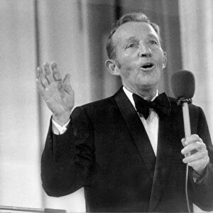 Bing Crosby Performs at the Momarkedet Opening Show