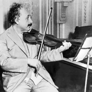 Albert Einstein Print, 1931 Headshot