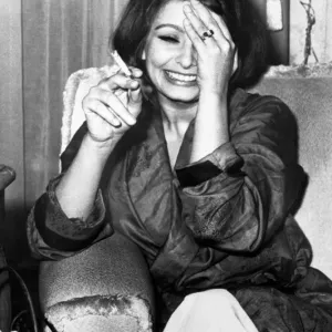 Print of Sophia Loren in a moment of triumph, Rome, 1962