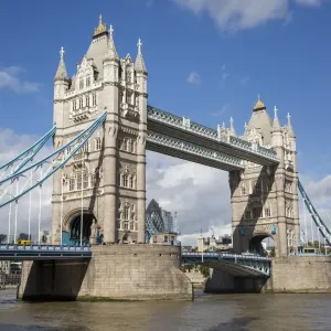 Print of Tower Bridge in central London Print of Tower Bridge in central London