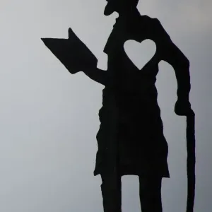 Colombian poet Jose Asuncion Silva Sculpture