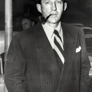 US Crooner and actor Bing Crosby US Crooner and actor Bing Crosby
