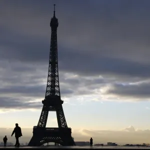 Eiffel Tower Early Morning During Sunrise