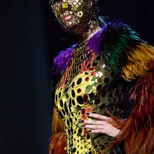 Fashion Print of Gaultier's Haute Couture Collection