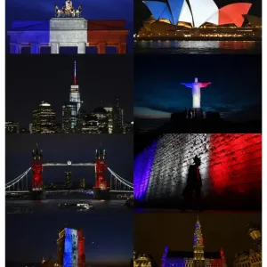 France-Attacks-Landmarks-Tribute France-Attacks-Landmarks-Tribute