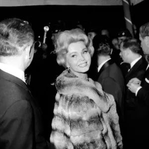 Print of Zsa Zsa Gabor at 1959 Cannes Film Festival photocall Print of Zsa Zsa Gabor at 1959 Cannes Film Festival photocall