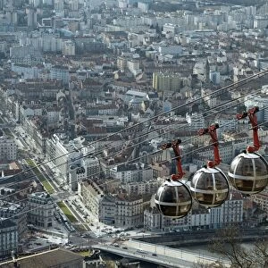France-Grenoble- Cable Car